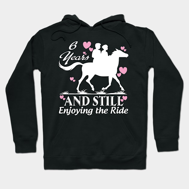 6 years and still enjoying the ride Hoodie by rigobertoterry